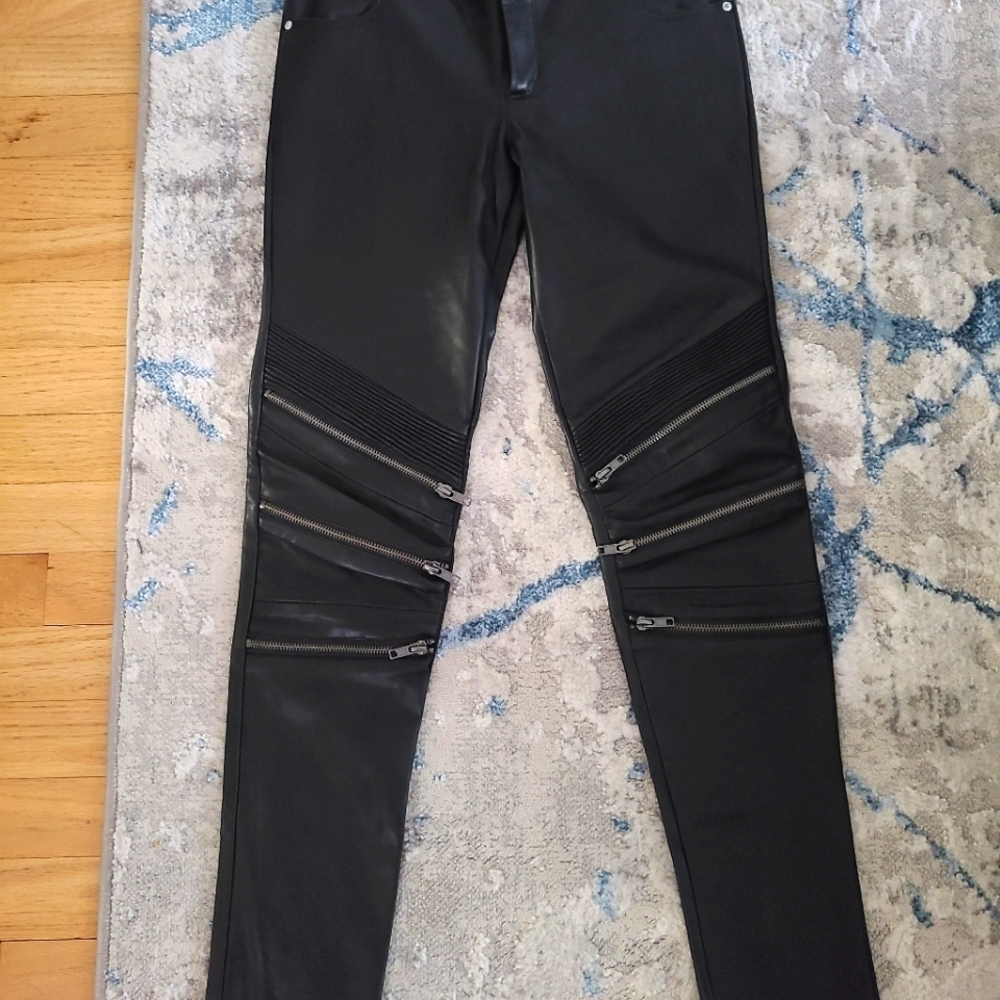 NWT Jennyfer faux leather skinny pants Size EU 36 / 4 US